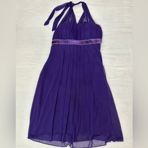 Short Purple dress